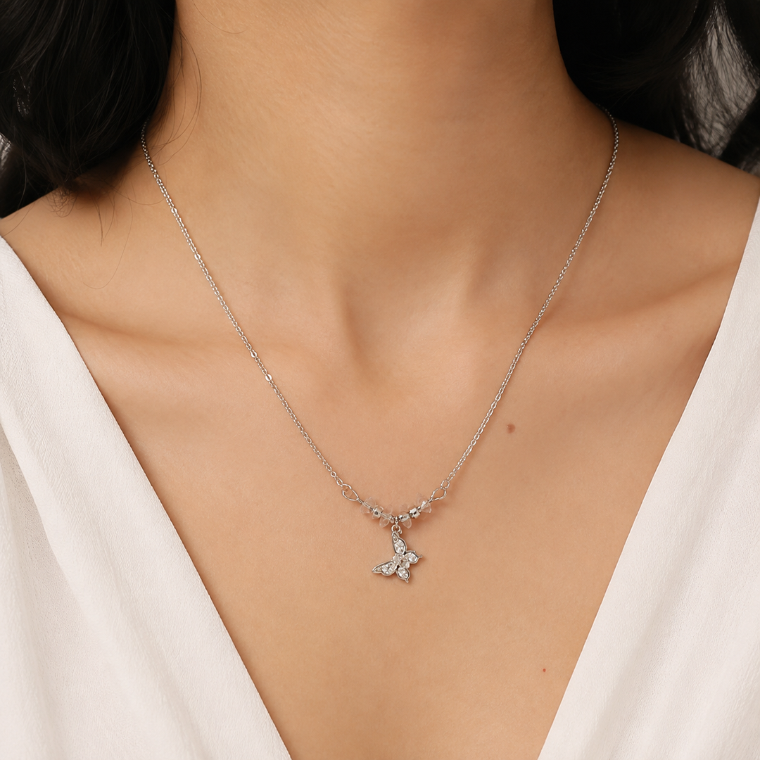 Glow Up Flutter Minimal Necklace