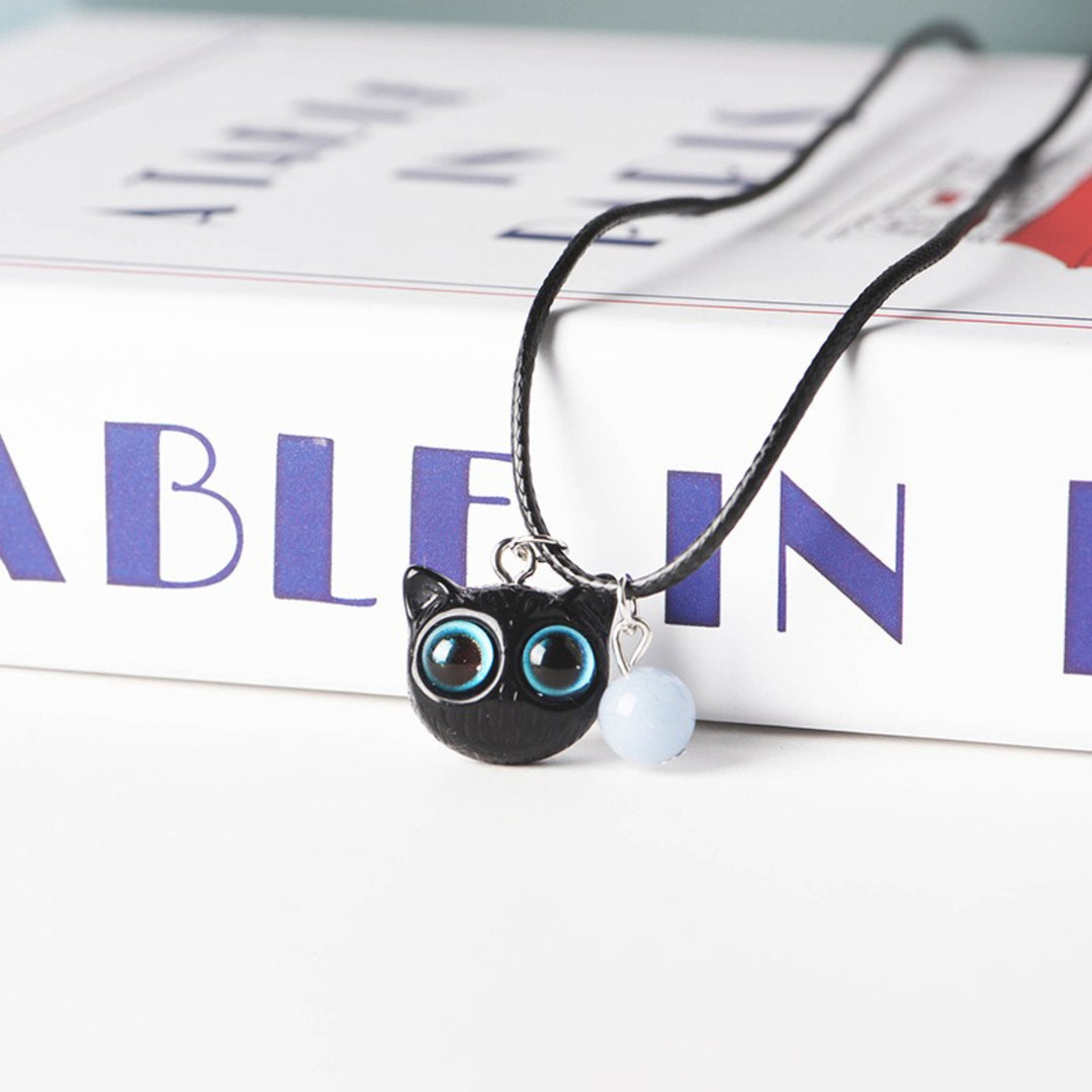 Lumi Cat Glowing Blue Necklace