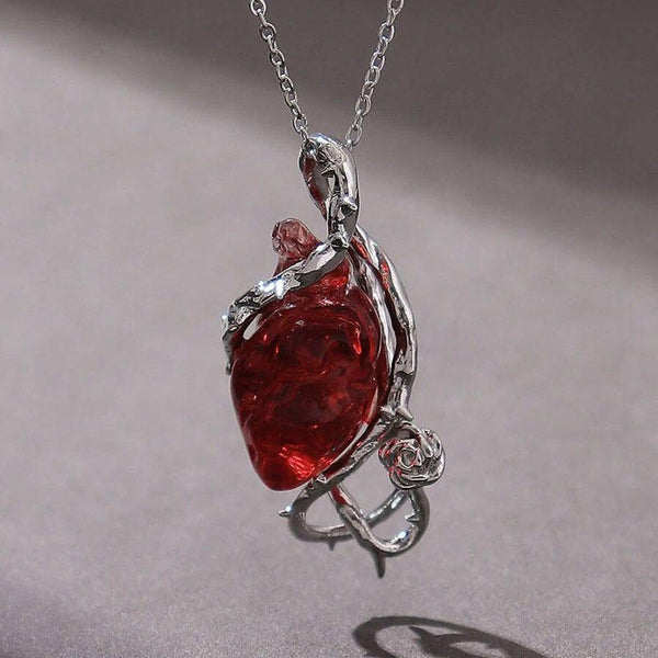 Crimson Heart Necklace