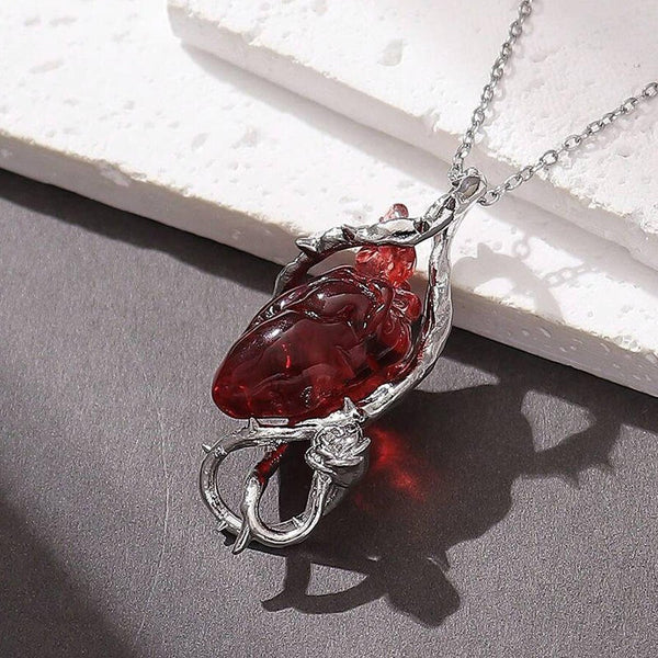 Crimson Heart Necklace