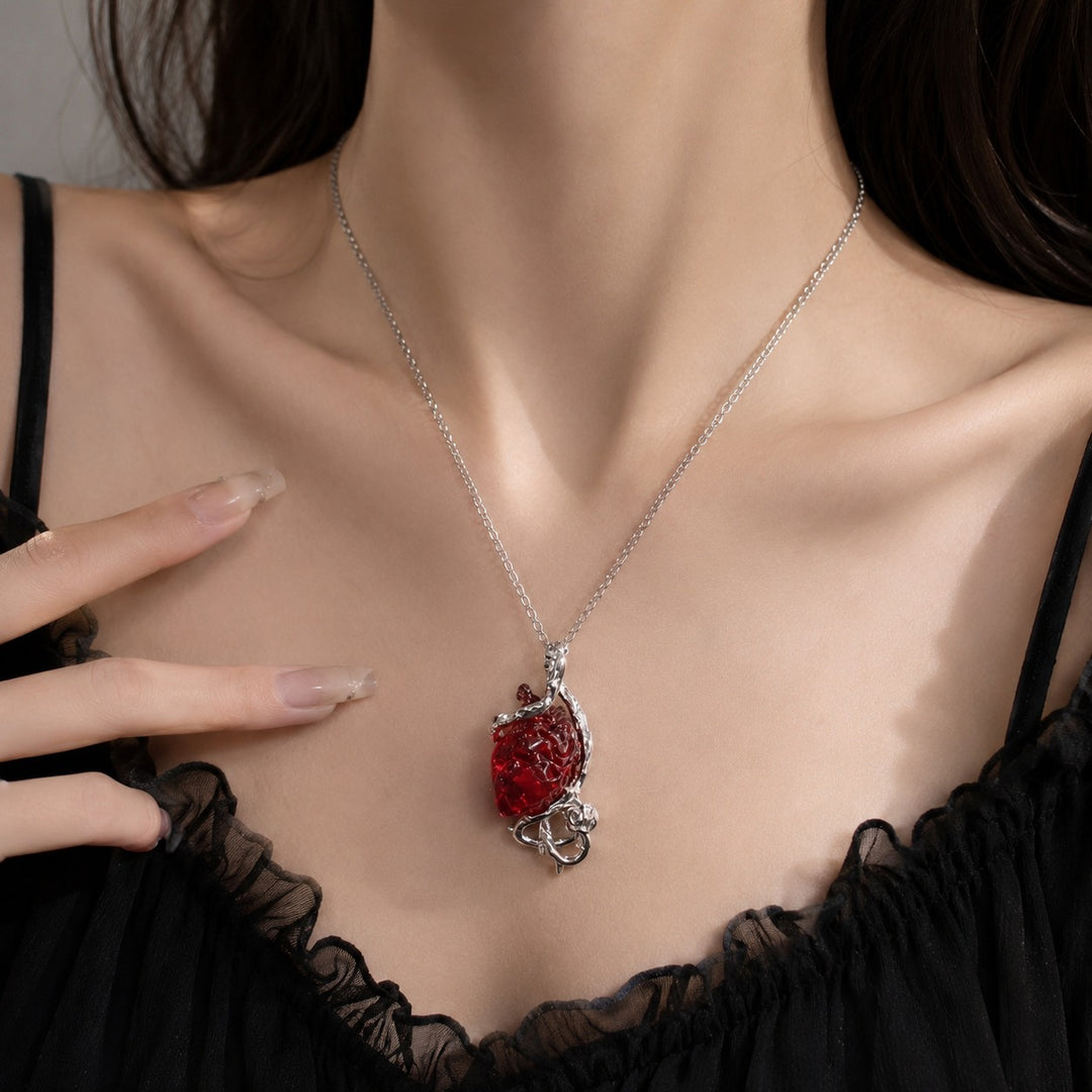 Crimson Heart Necklace