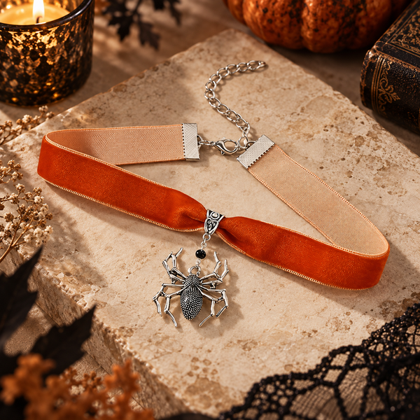 Spider Web of Desire Choker