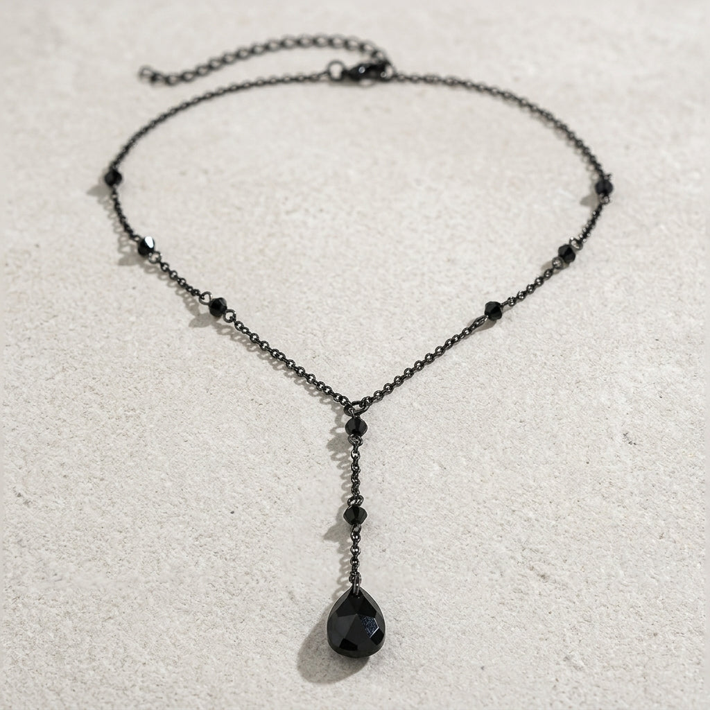 Midnight Drop Necklace