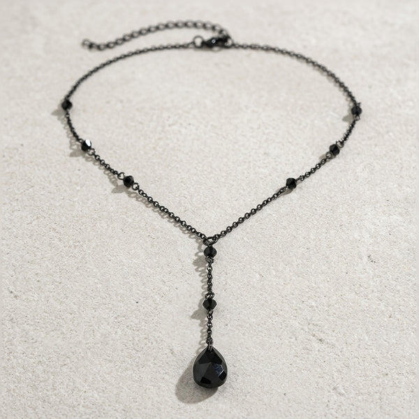 Midnight Drop Necklace