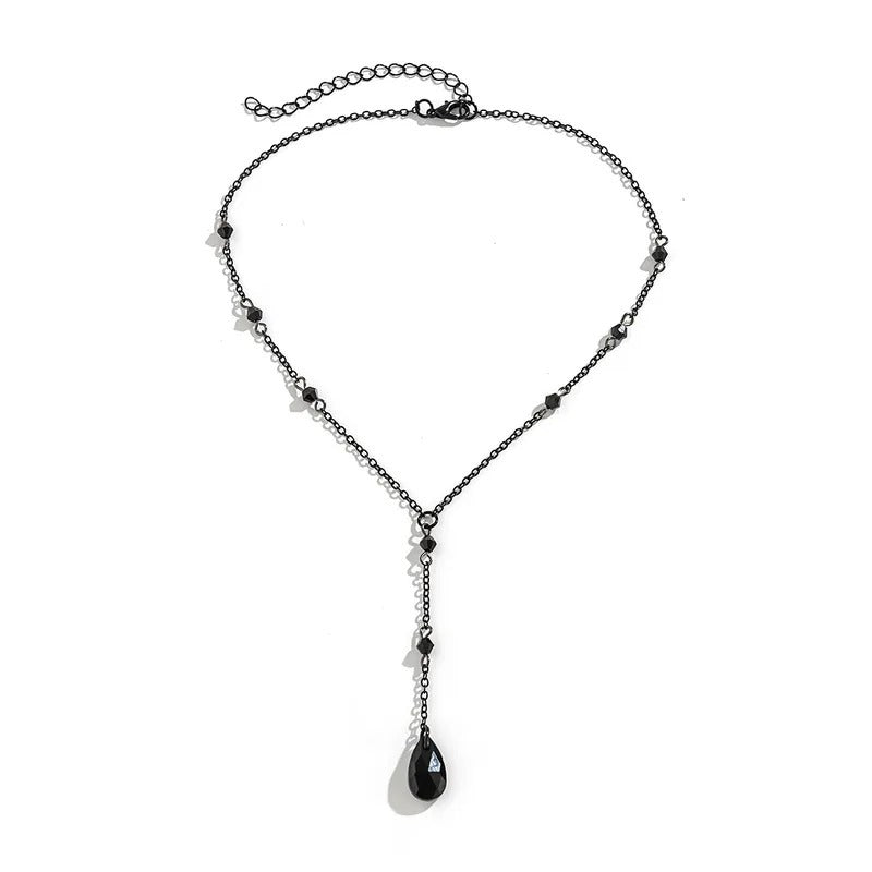 Midnight Drop Necklace