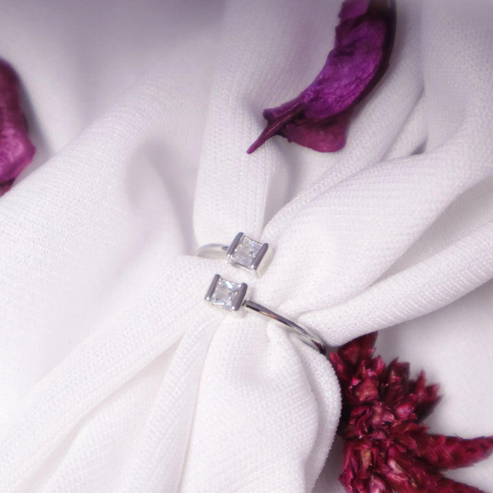 Nairobi Dual Ring - Silver - Salty Accessories