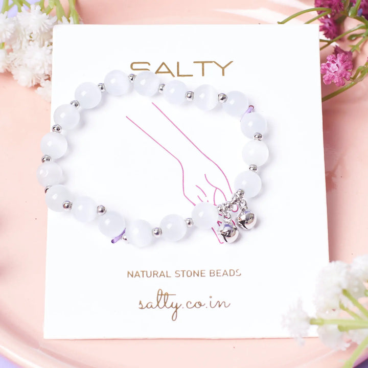 Nature Crystal Embrace Beaded Bell Band | Salty