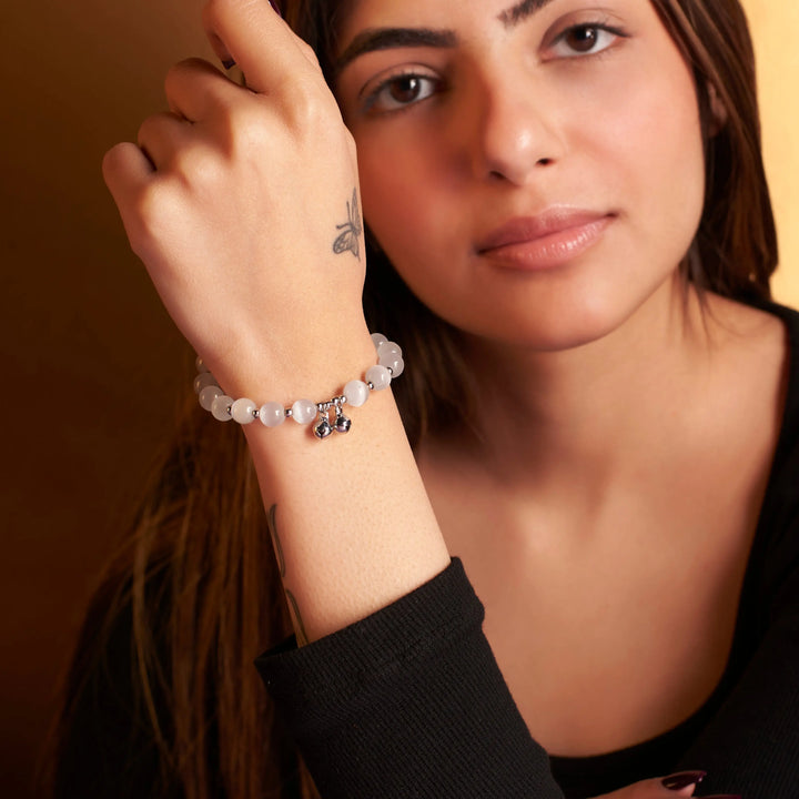 Nature Crystal Embrace Beaded Bell Band - Salty Accessories