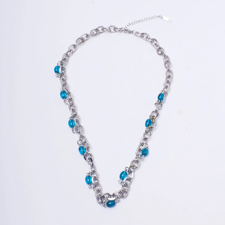 Nautical Blue Bead Chain - Salty Accessories