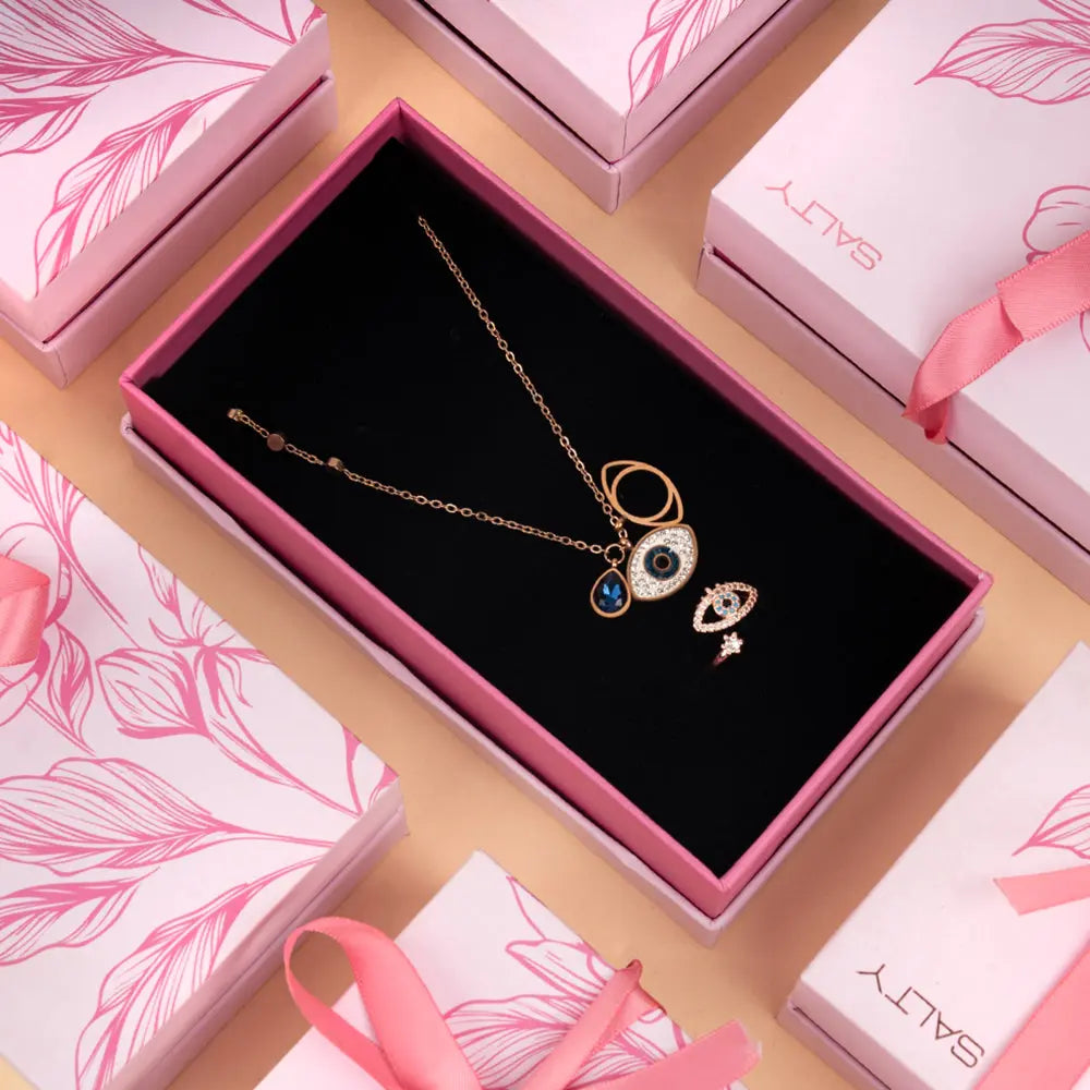 Nazar Guardian Jewellery Set | Salty