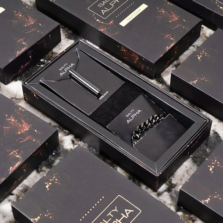 Night Alpha Bracelet & Chain Combo | Salty