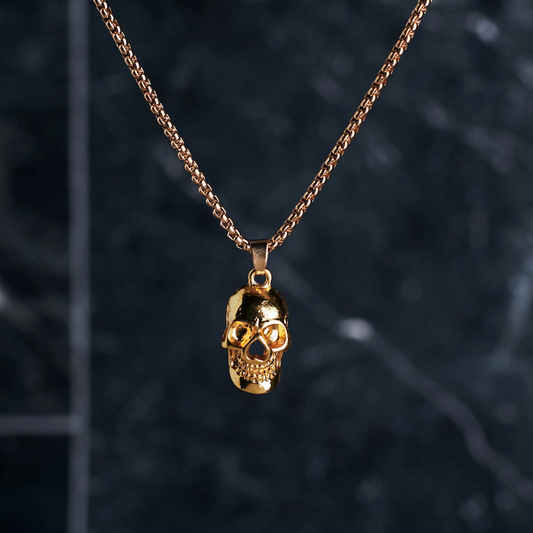 Night King Golden Skull Pendant - Salty Accessories
