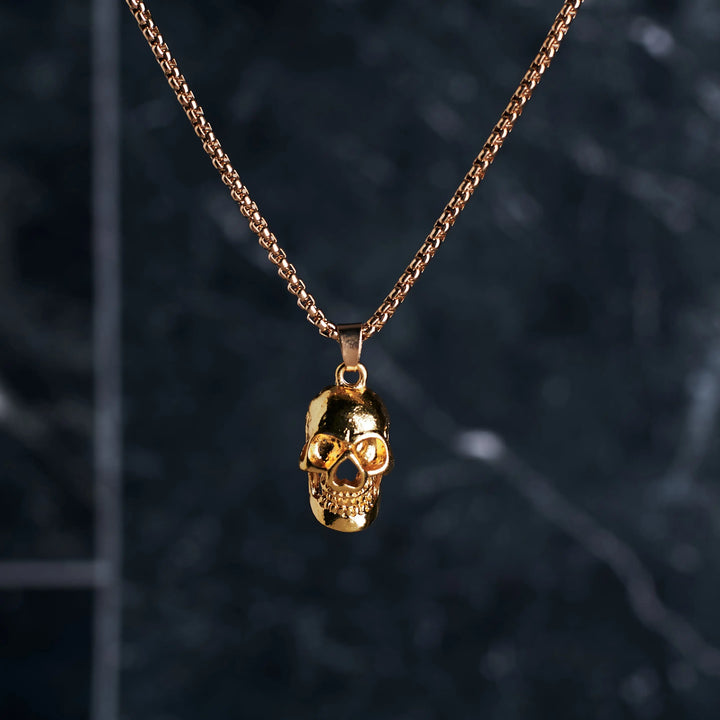 Night King Golden Skull Pendant - Salty Accessories