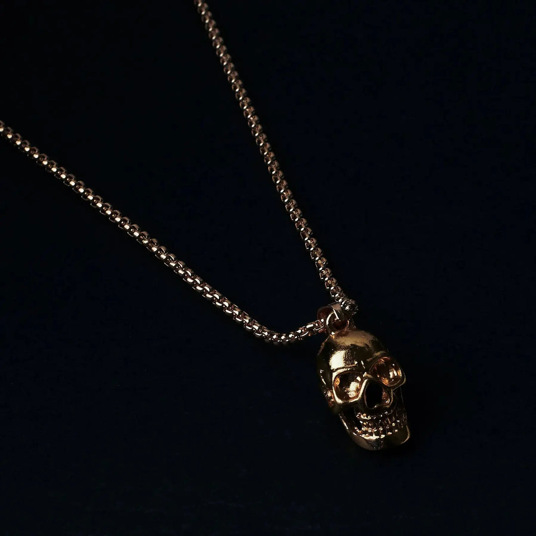 Night King Golden Skull Pendant - Salty Accessories