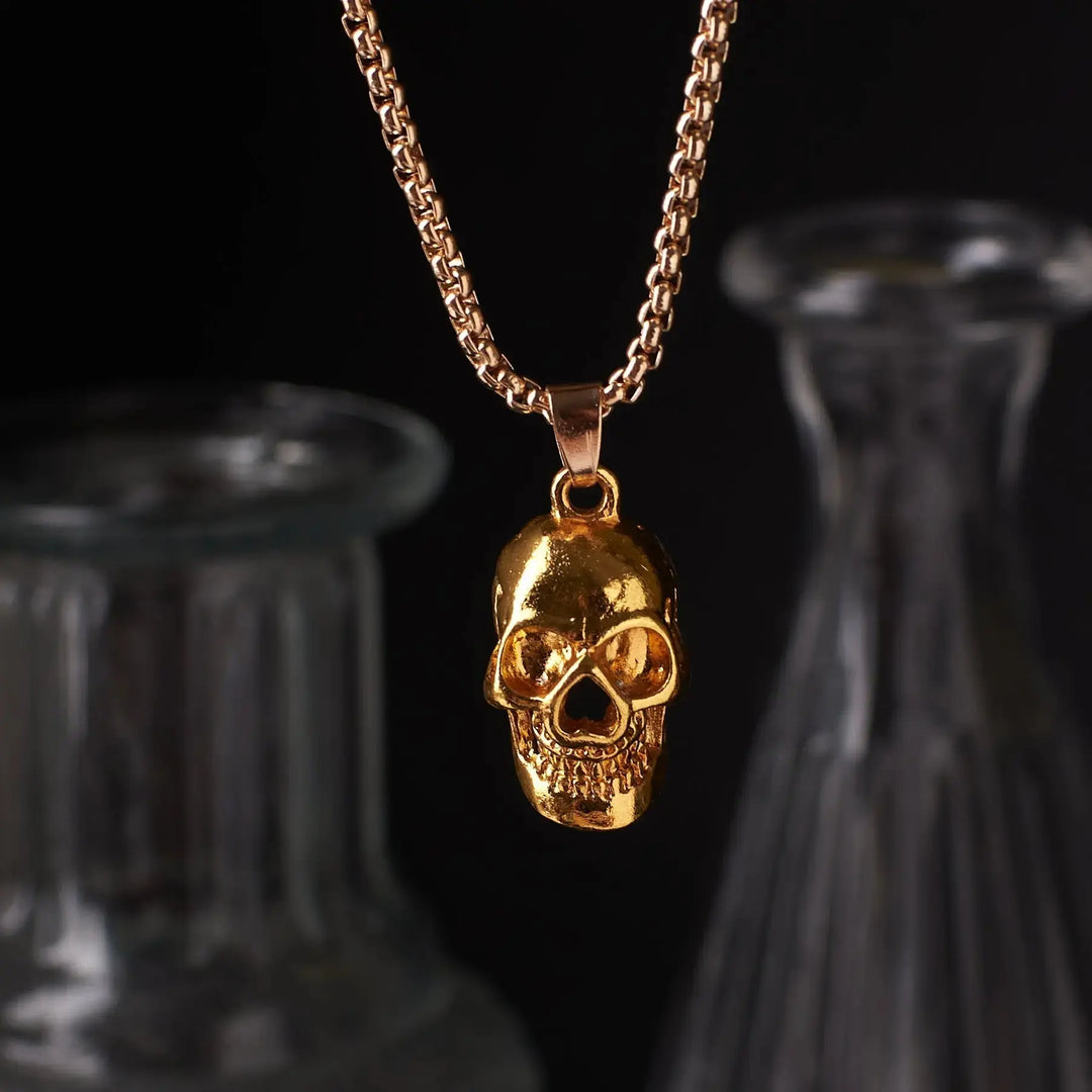 Night King Golden Skull Pendant - Salty Accessories
