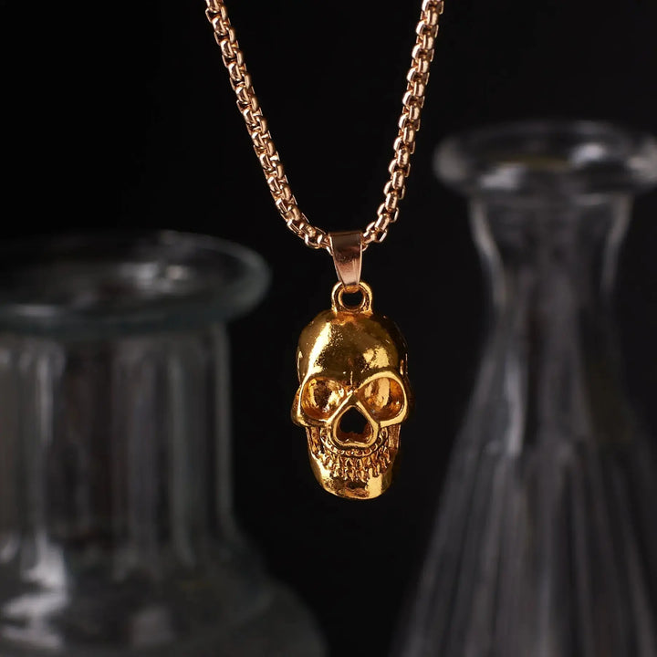 Night King Golden Skull Pendant - Salty Accessories