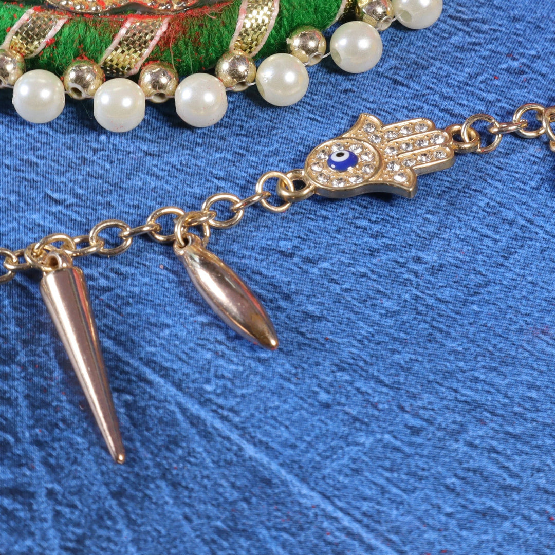 No Evil Tassel Hamsa Bracelet - Salty Accessories