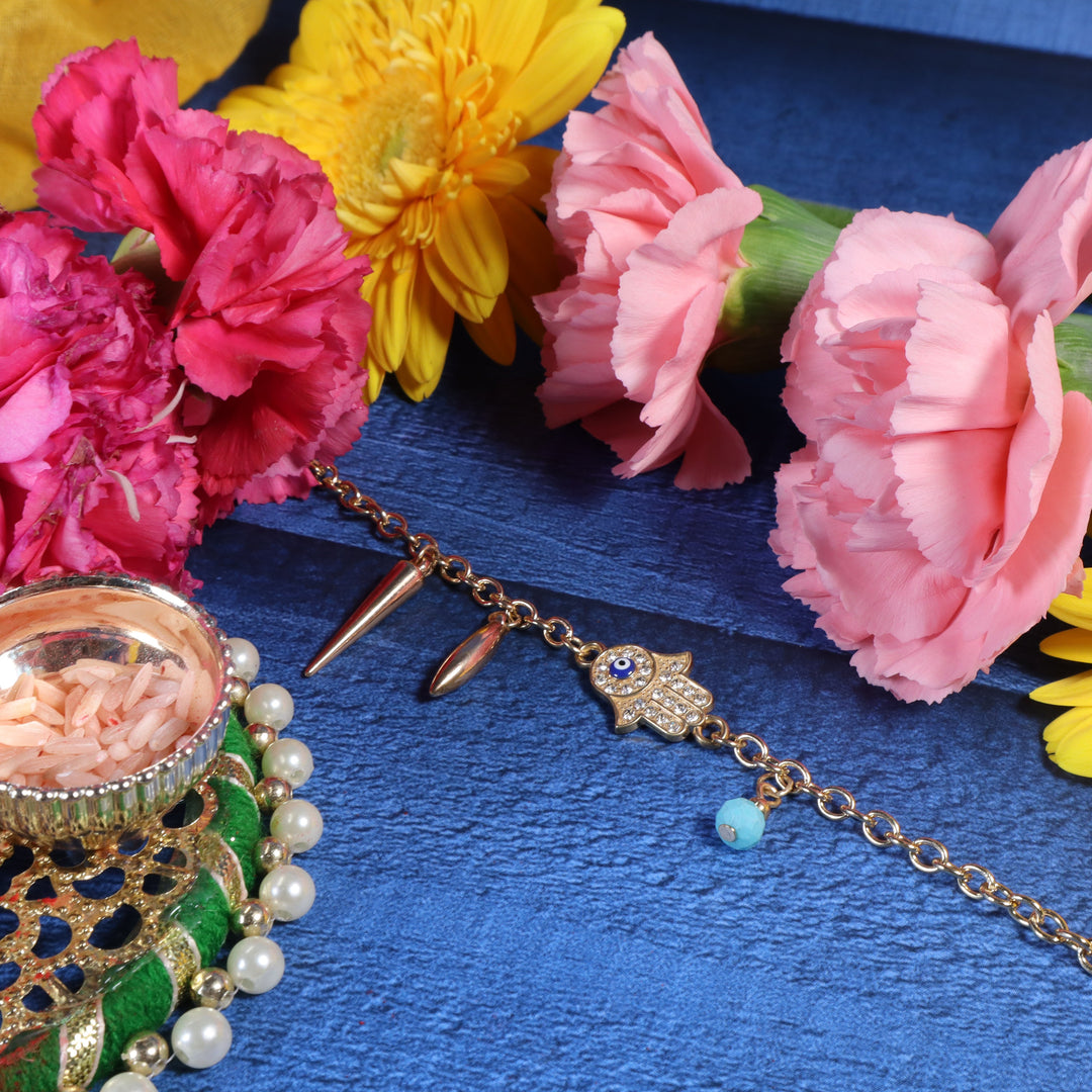 No Evil Tassel Hamsa Bracelet - Salty Accessories