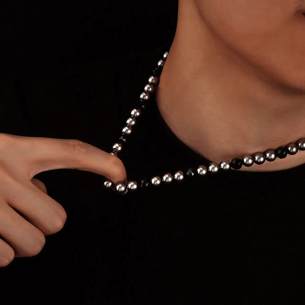 Noir Pearl Strand Necklace