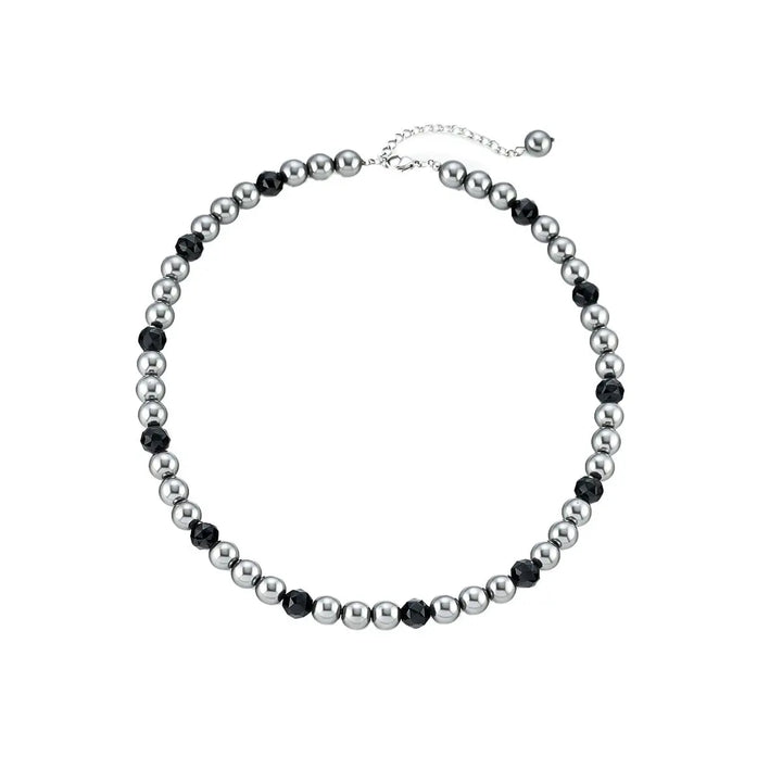 Noir Pearl Strand Necklace | Salty