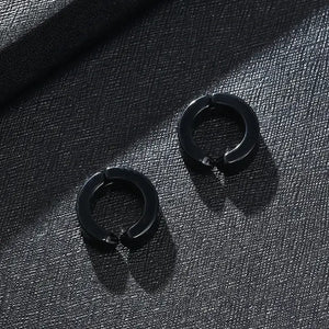 Non-pierced Clip On Earrings Black - Salty Accessories