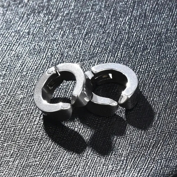 Non-pierced Clip On Earrings Silver