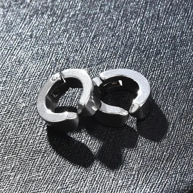 Non-pierced Clip On Earrings Silver - Salty Accessories