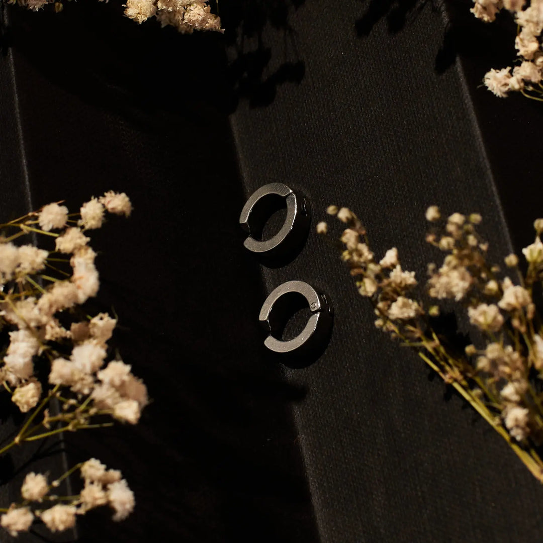 Non-pierced Clip On Earrings Silver - Salty Accessories