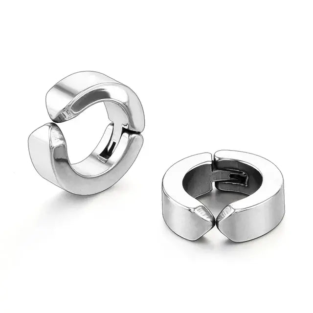 Non-pierced Clip On Earrings Silver - Salty Accessories