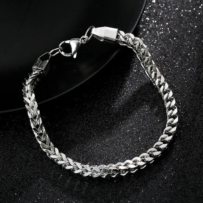 Default Nonchalant Silver Bracelet