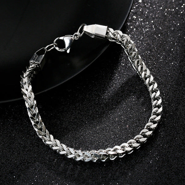 Nonchalant Silver Bracelet