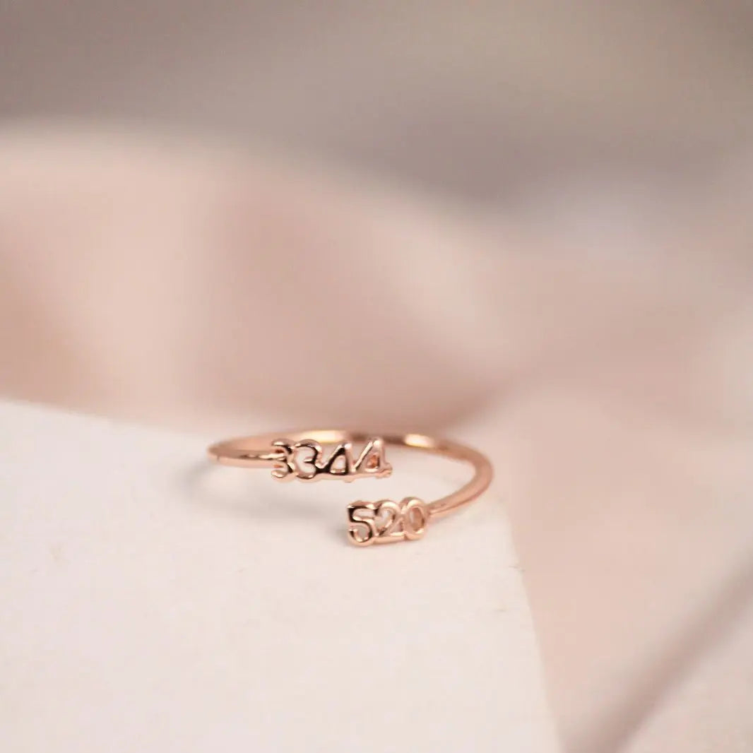 Numerical Blessed Ring - Salty Accessories