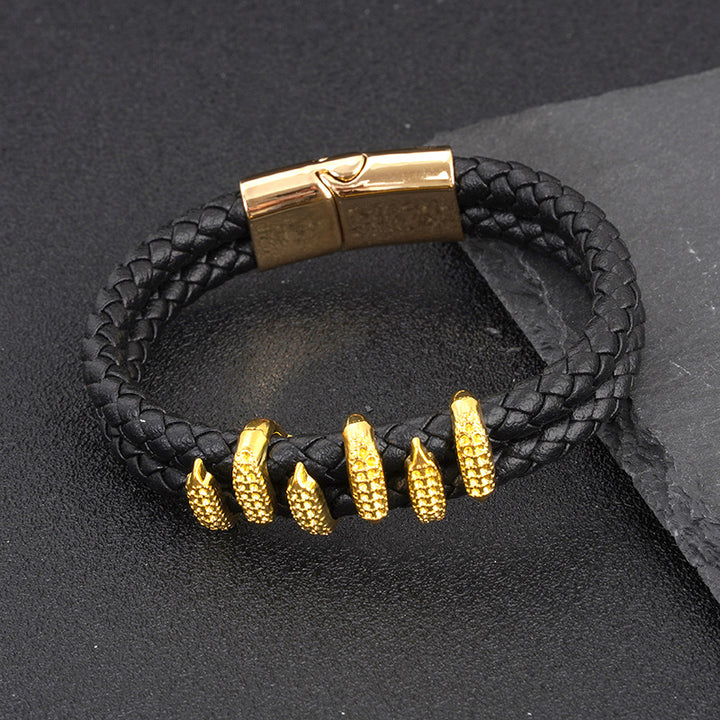 Cocoa Forge Clawed Bracelet - Gold