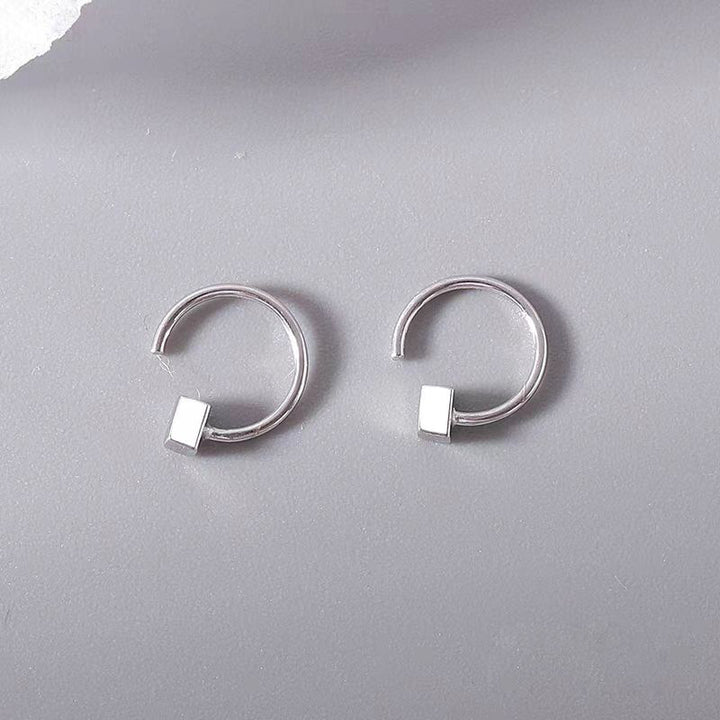 Bare Essentials Silver Earrings