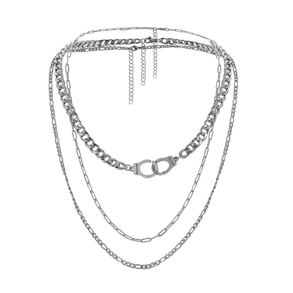 Sleek Linking Layered Chain - Salty Accessories