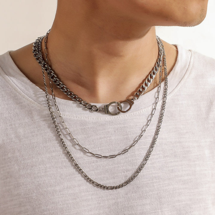 Sleek Linking Layered Chain - Salty Accessories