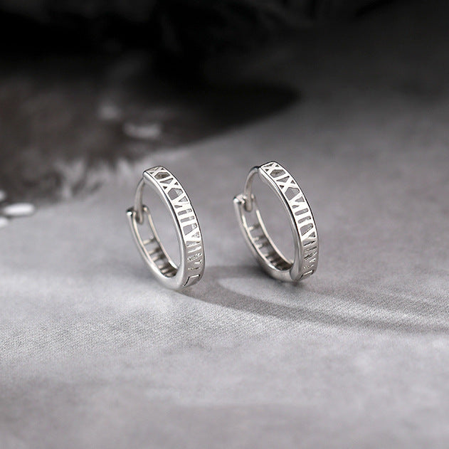 Drake Silver Hoops