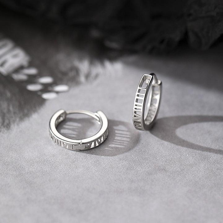 Drake Silver Hoops