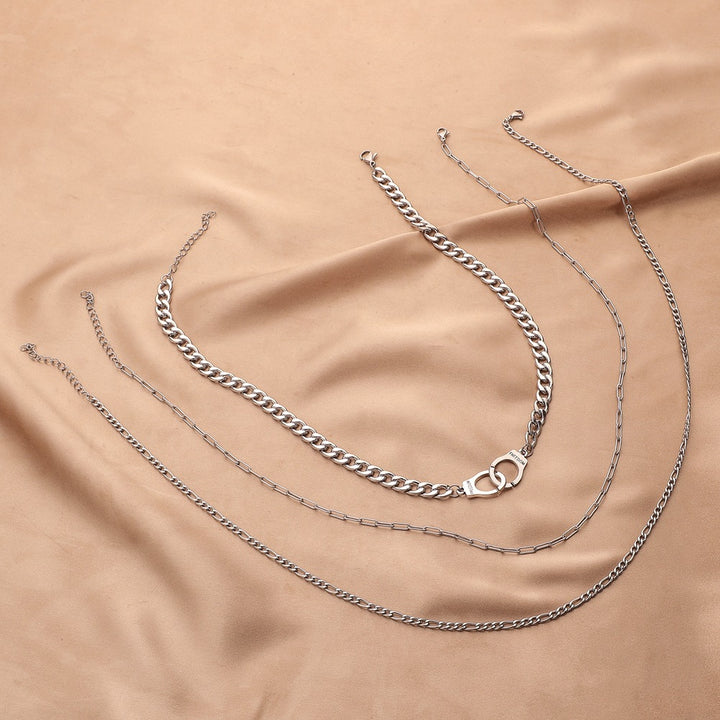 Sleek Linking Layered Chain - Salty Accessories