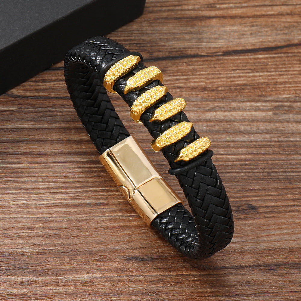 Cocoa Forge Clawed Bracelet - Gold