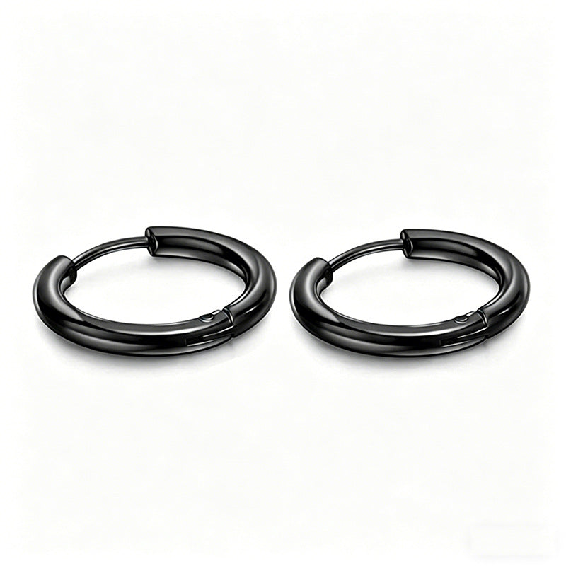 Midas Black Earrings
