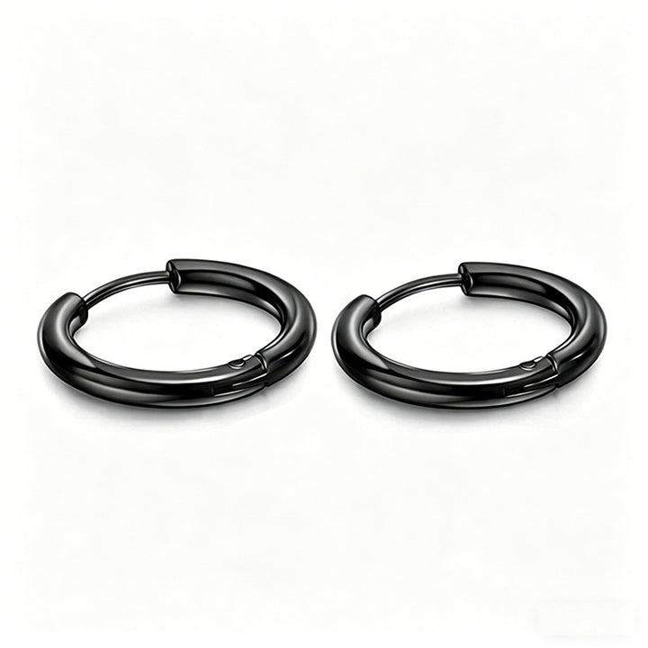 Midas Black Earrings