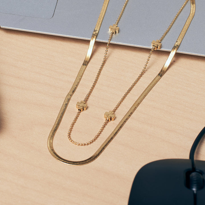 Iconic Gleam Layered  Jewellery Set