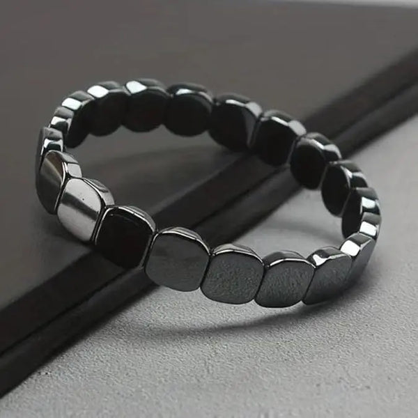 Obsidian Block Bracelet