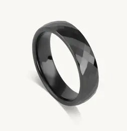 Obsidian Facet Ring | Salty