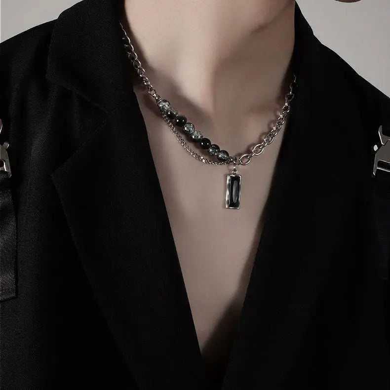 Obsidian Nightscape Chain - Salty Accessories