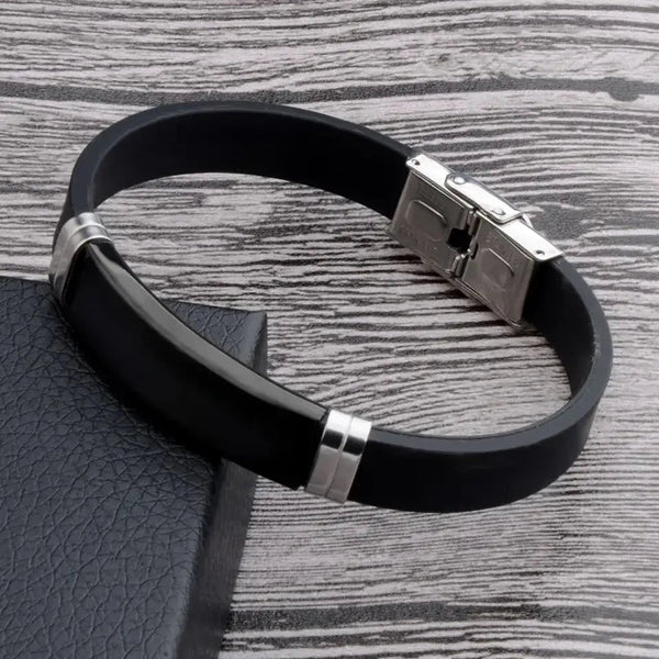 Obsidian Silver Bracelet