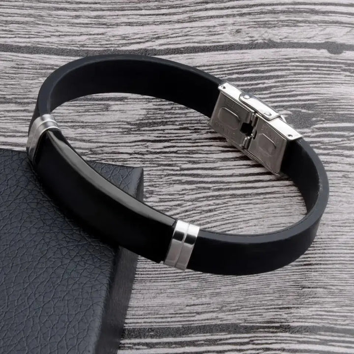 Obsidian Silver Bracelet