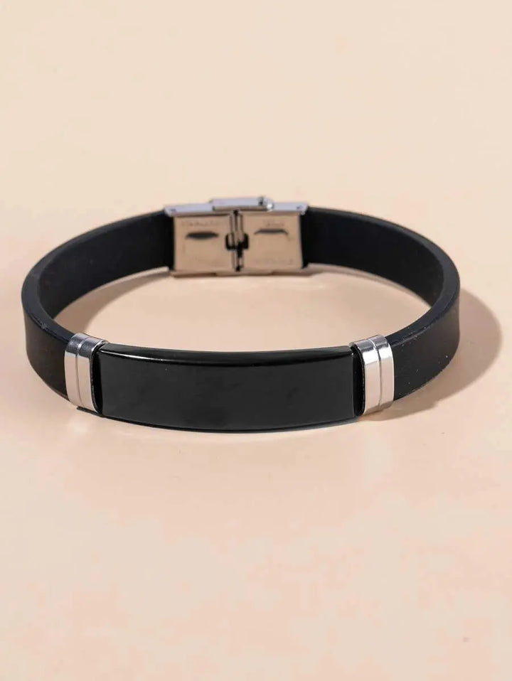 Obsidian Silver Bracelet