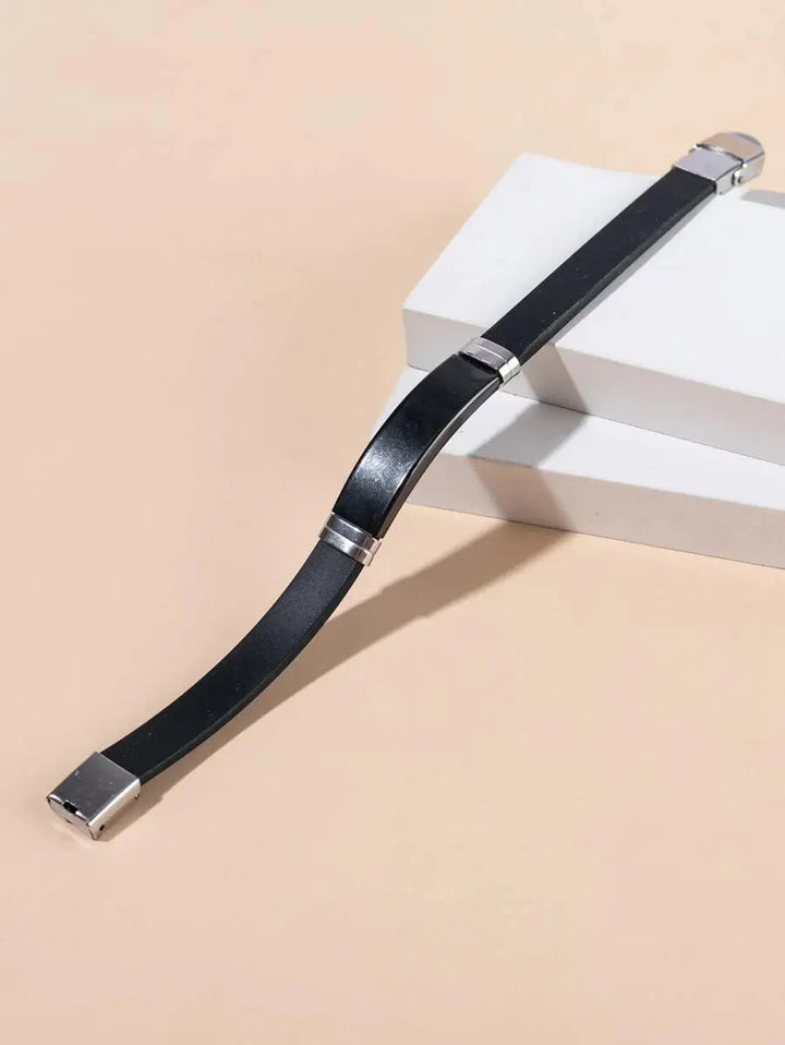 Obsidian Silver Bracelet